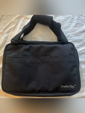 Freedom toiletries Travel Case Makeup canvas bag Organizer adjustable handles